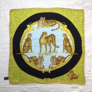 *SOLD* Vintage VERSACE SILK SCARK/ WRAP FOR FACE